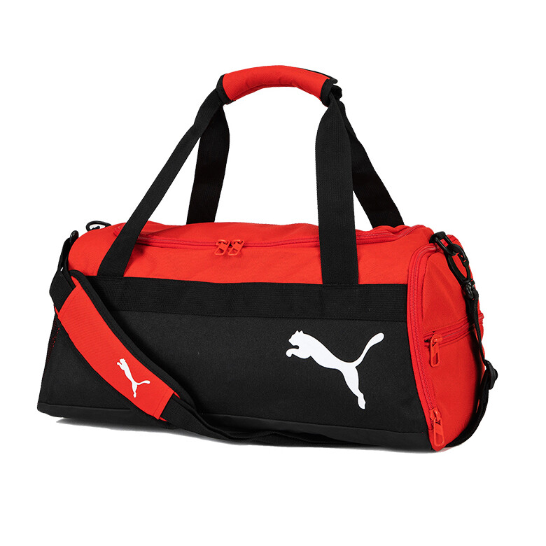 puma gym bag black and red